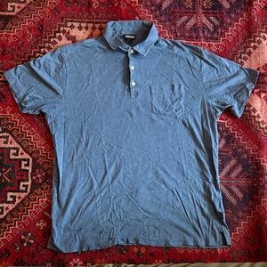Patagonia Men's Slate Blue Polo with Chest Pocket